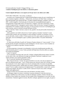 Ammiro l`intelligenza però mi chiedo se è