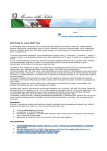 infezione da virus west nile