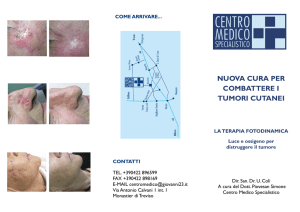NUOVA CURA PER COMBATTERE I TUMORI CUTANEI