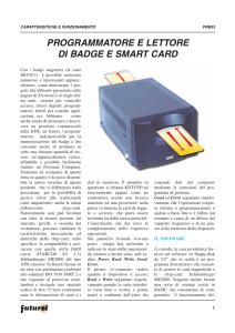 programmatore e lettore di badge e smart card
