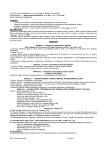 ISTITUTO PROFESSIONALE DI STATO CINE-TV ROSSELLINI