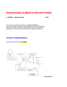 RIPARAZIONE ALIMENTATORI SWITCHING