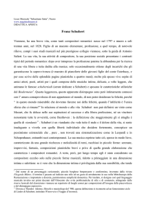 Schubert - Liceo Sebastiano Satta