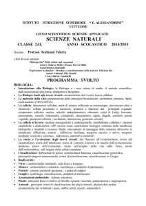scienze naturali - IIS E. Alessandrini