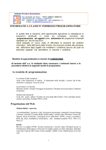 INFORMATICA Anno Scolastico 2003/2004 classe IV