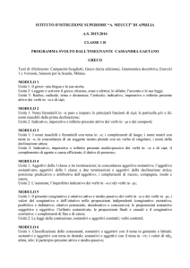 istituto d`istruzione superiore “a. meucci” di aprilia as 2015
