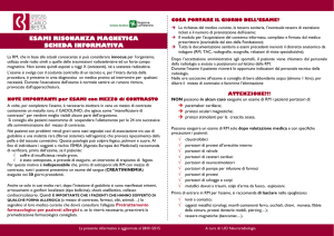 esami risonanza magnetica isonanza magnetica isonanza