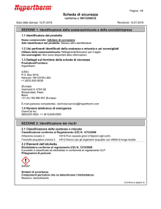 Scheda di sicurezza