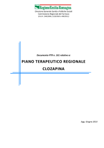 PT clozapina - Regione Emilia