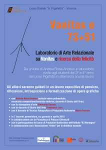 Laboratorio di Arte Relazionale su Vanitas e ricerca della felicità