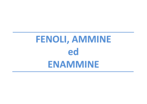19. Fenoli, ammine, enammine - e