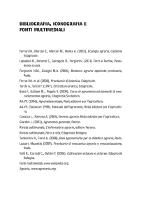 Bibliografia e glossario