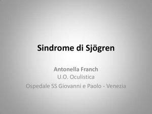 Sindrome di Sjögren