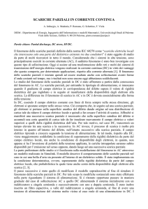 scariche parziali in corrente continua