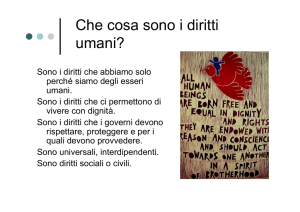 I Diritti umani nella Carta Sociale Europea