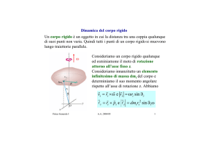 Dinamica del corpo rigido