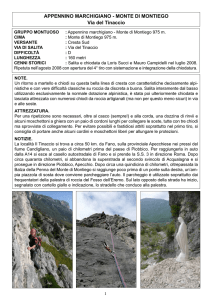 APPENNINO MARCHIGIANO - MONTE DI MONTIEGO