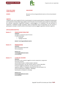 Programma del Corso