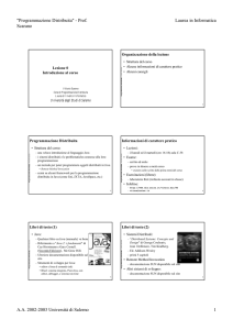 6 lucidi per pagina - Dipartimento di Informatica