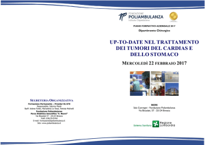 dei tumori dello stomaco e del cardias