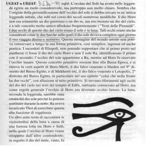 UGIAT o UDJAT: ^jj,J^Q^ wd?t. L`occhio del Sole ha avuto nelle