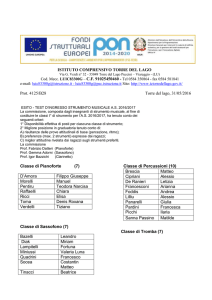 Risultati Test Musicale 2016
