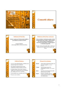 Lezione 5 - Introduzione ai database