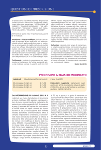 Prednisone a rilascio modificato
