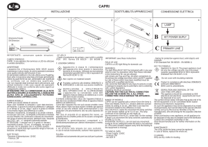 connessione elettrica lamp kit power suply primary line sostituibilità