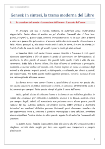 Genesi: in sintesi, la trama moderna del Libro