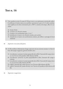 Test e soluzioni 16 - 20