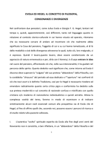 evola ed hegel: il concetto di filosofia