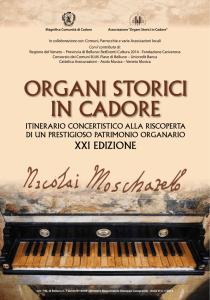 organi storici in cadore