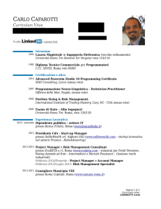 Curriculum - Roma Capitale