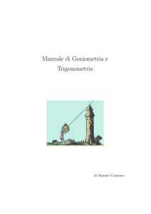 Manuale di Goniometria e Trigonometria