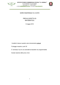 Prova di Matematica