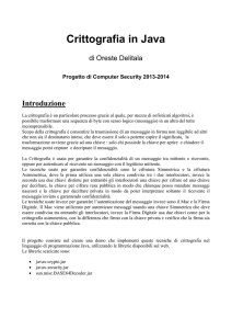 Crittografia in Java