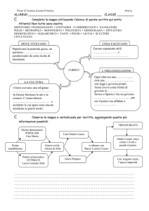 C Completa la mappa utilizzando l`elenco di