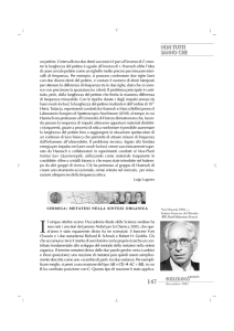 razioni ultraprecise della frequenza ottica. Luigi Lugiato Il cinque