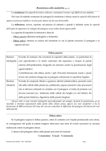 Resistenza alla malattia (pag 34)