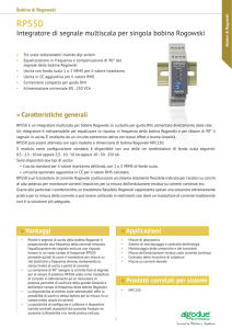 Integratore di segnale multiscala per bobina Rogowski singola