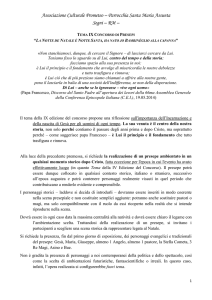 Associazione Culturale Prometeo – Parrocchia Santa Maria Assunta