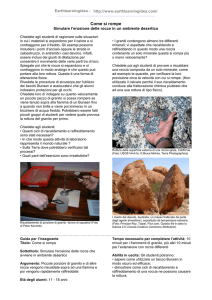 Come si rompe - Earth Learning Idea