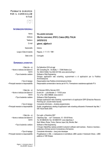 Leggi il curriculum - Ordine Ingegneri Ragusa