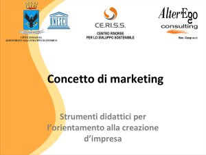 Concetto di marketing