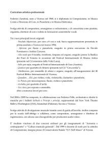 Curriculum vitae - Conservatorio di Verona