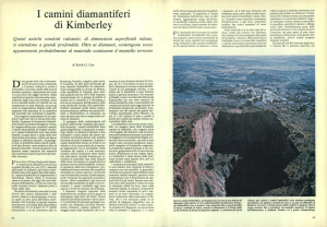I camini diamantiferi di Kimberley
