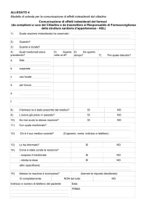 Scheda ADR Cittadino - Ordine dei farmacisti di Palermo