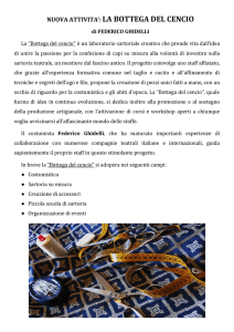 nuova attivita`: la bottega del cencio