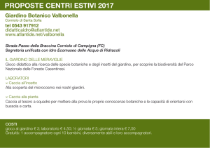 scarica le proposte 2017 per i centri estivi di valbonella